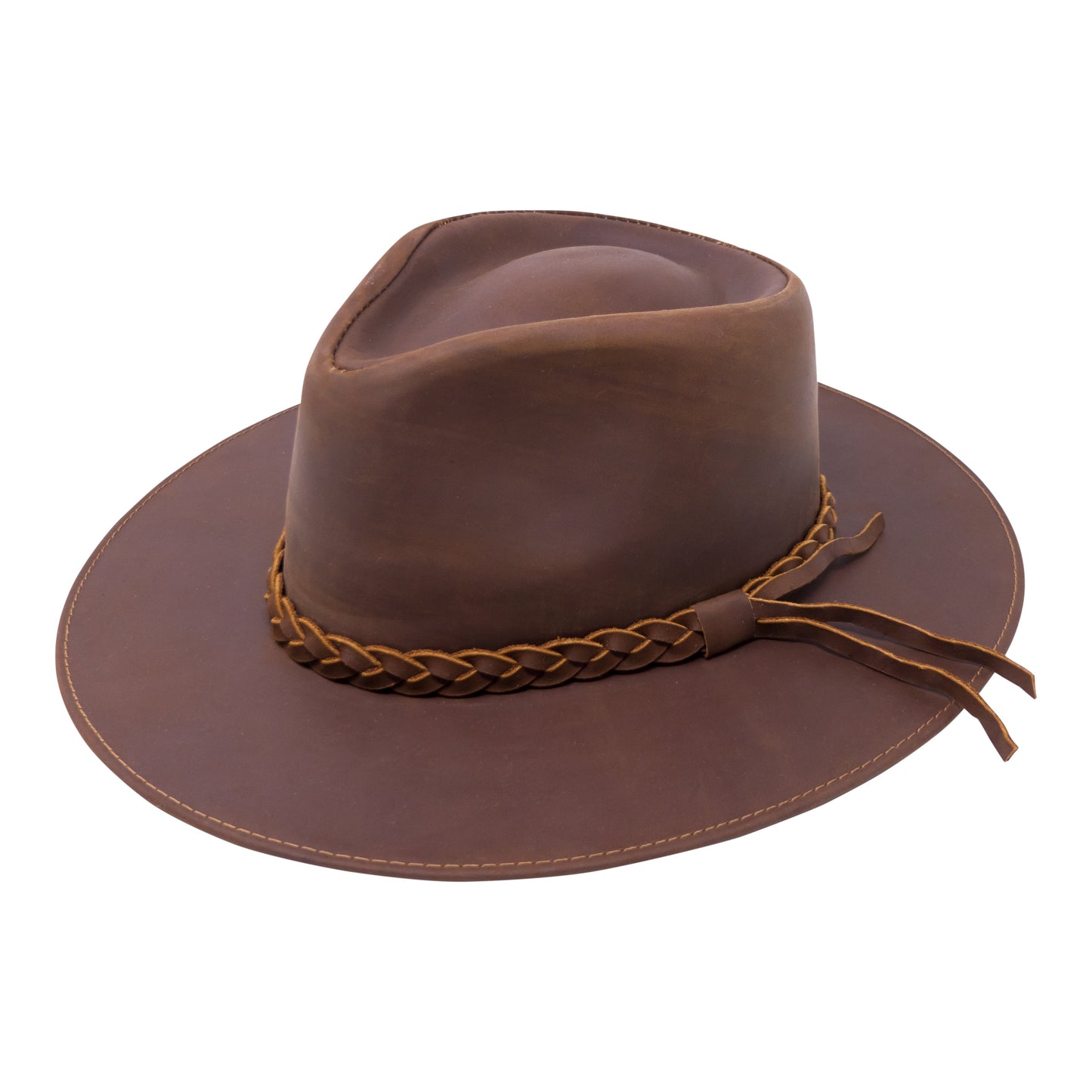 The Wilde – Skórzany kapelusz Fedora premium - Luxunka