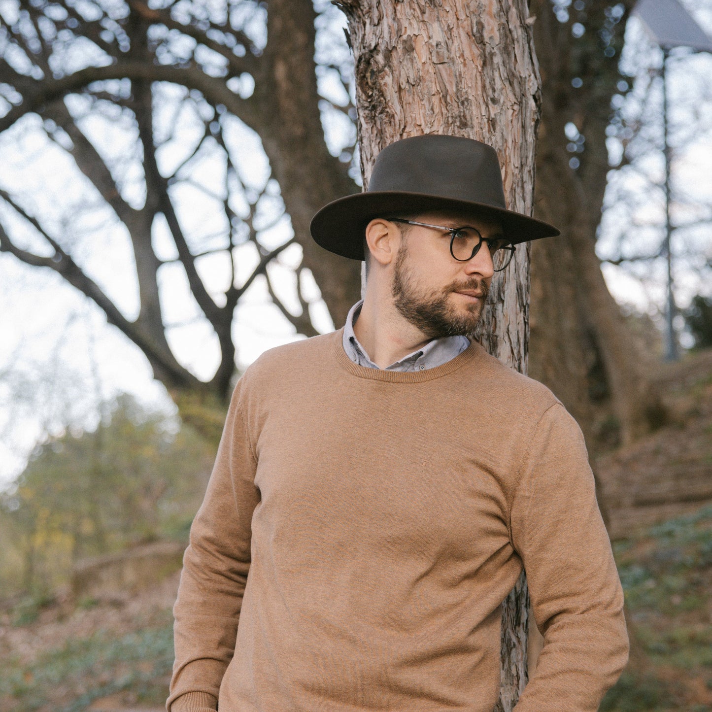 The Wilde – Skórzany kapelusz Fedora premium - Luxunka
