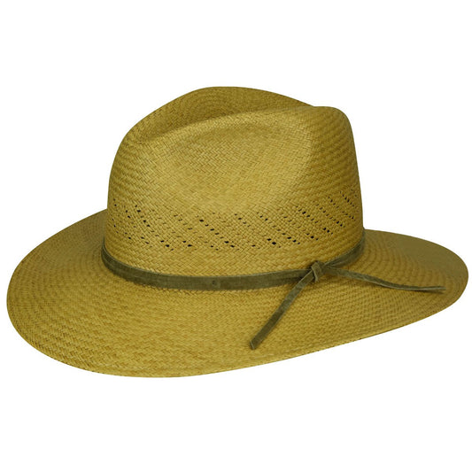 Kapelusz letni Panama Fedora z naturalnej słomy – ochrona UV i styl
