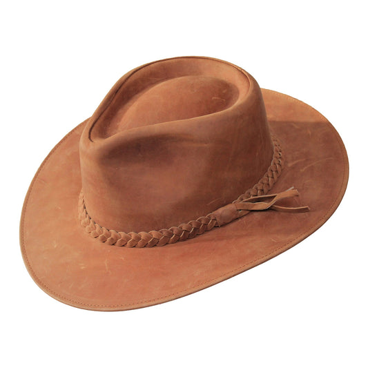 The Wilde – Skórzany kapelusz Fedora premium - Luxunka