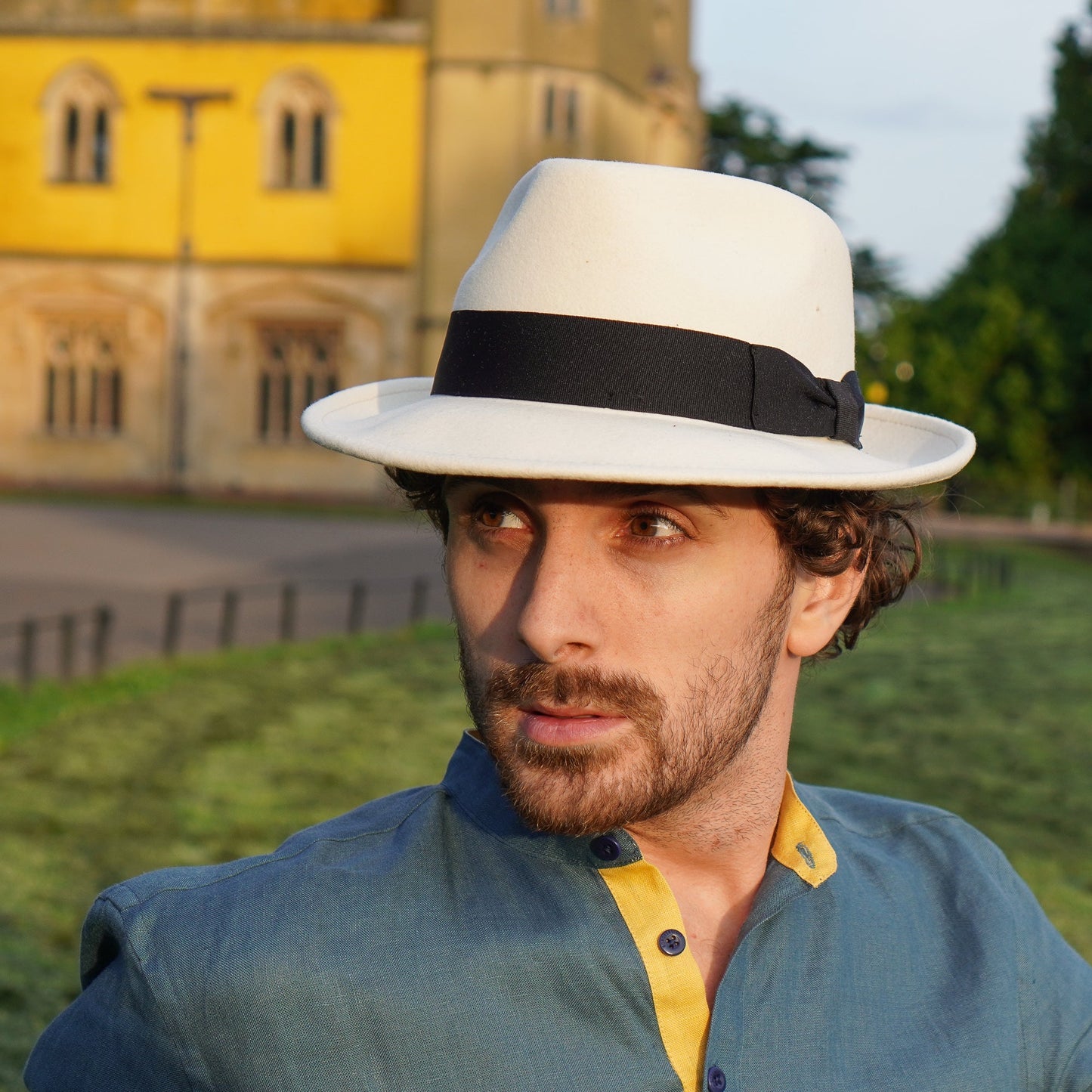 The Raw Doyle – Fedora z surowej wełny typu Teardrop | Luxunka